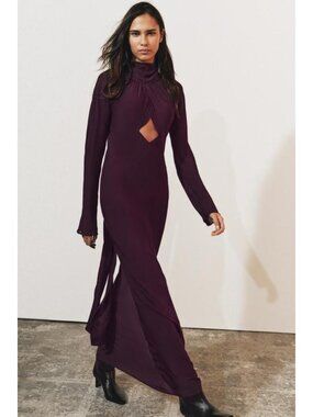 ZARA ZW COLLECTION CUT-OUT MAXI DRESS 9089/770/610